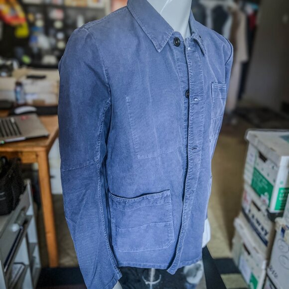 DENHAM brand Men's blazer/sport jacket Large 100% Cotton Gently Used - Picture 2 of 14